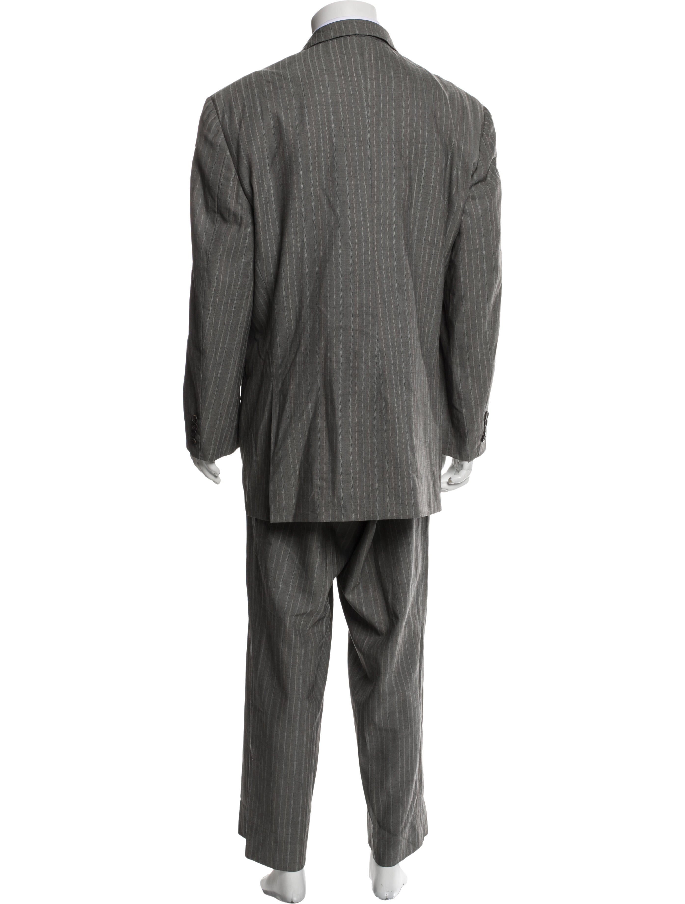 Versace Collection Striped Two-Piece Suit